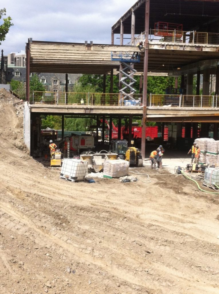 Micropiles project by RWH Engineering - University of Toronto Faculty of Law